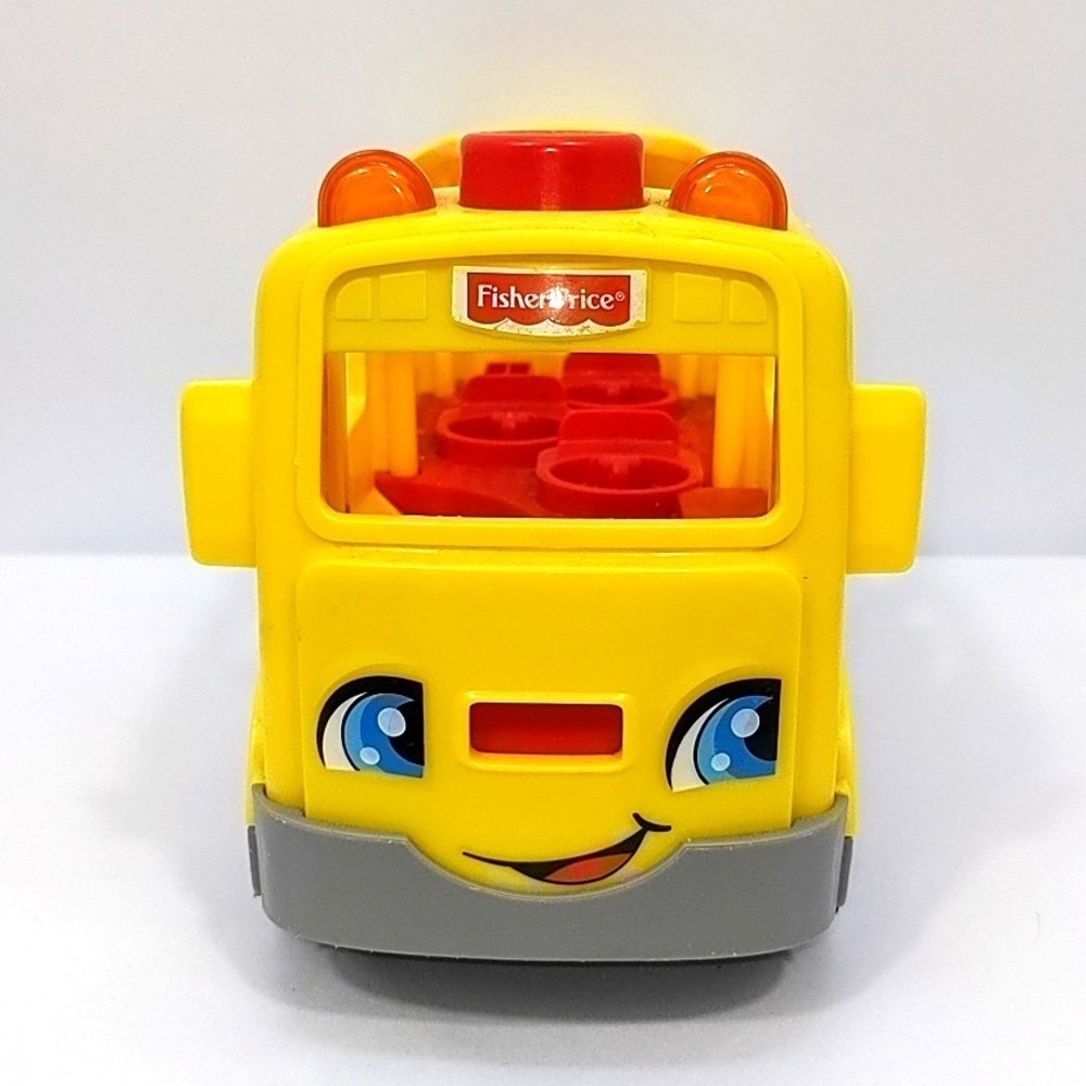 Fisher-Price Little People Lil' Movers School Bus Yellow Toy‎ Vehicle 2010 B1645